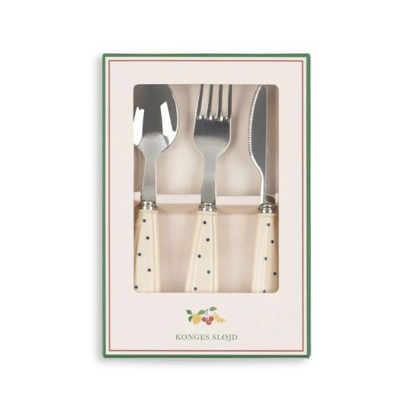 Set de couverts - Pois Bleu Marine