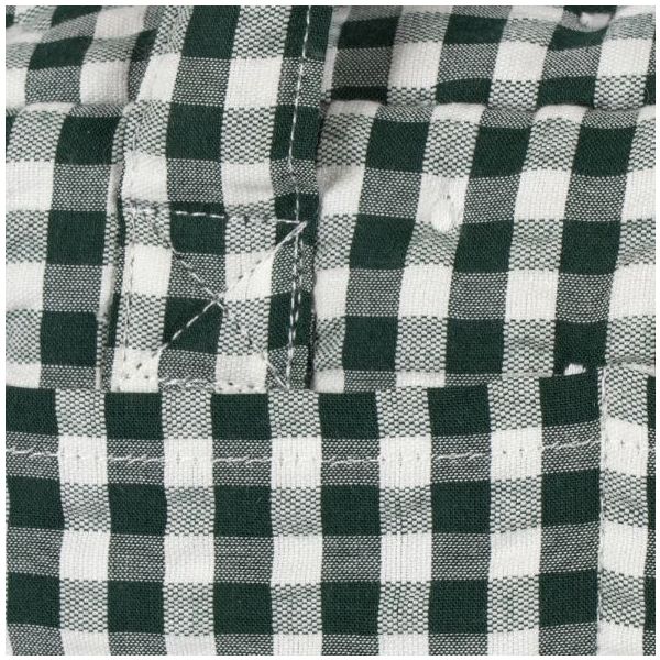 Sac à langer pour poupée - Carreaux Vert