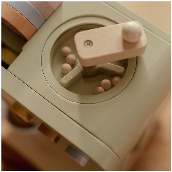 Wooden Coffee Machine - Green