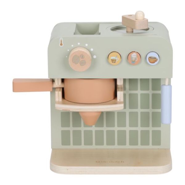 Wooden Coffee Machine - Green