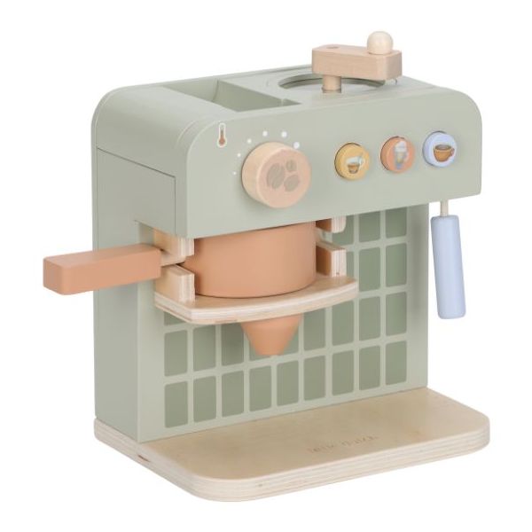 Wooden Coffee Machine - Green