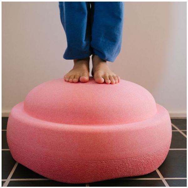 Stapelstein Grow Stacking Stone - Pastel Red