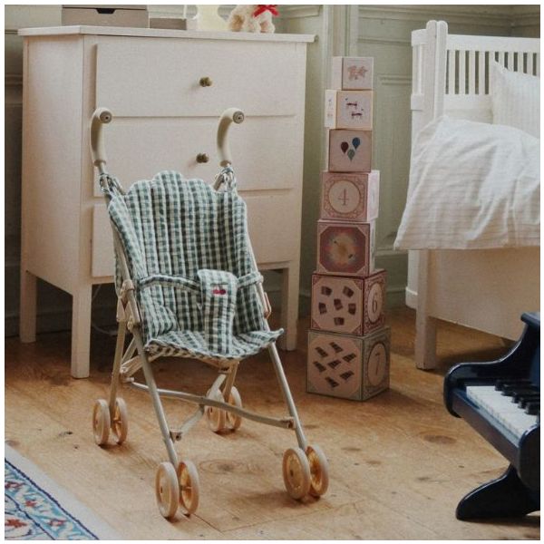 Doll Stroller - Smoke Pine Check