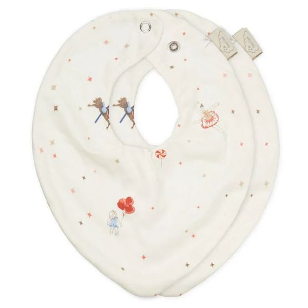 Set of 2 bandana bib - Carousel