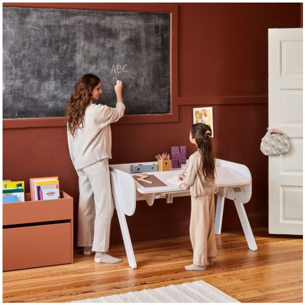 Tilting Desk WOODY - White