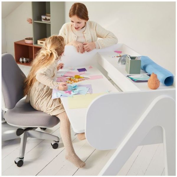 Tilting Desk WOODY - White