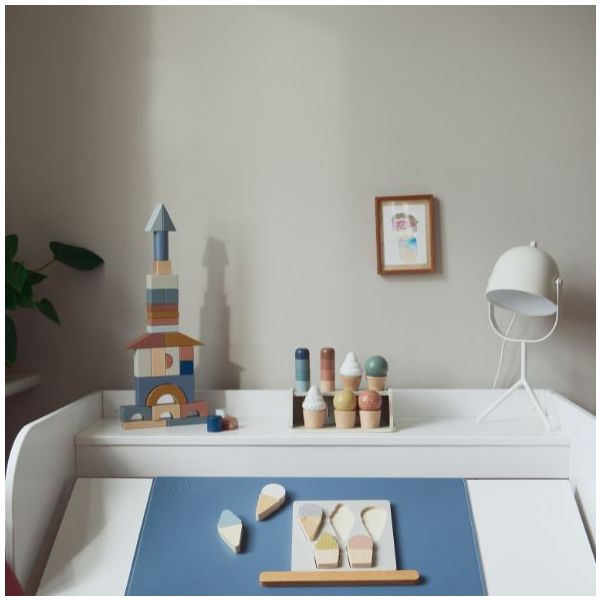 Desk Pad - Frosty Blue