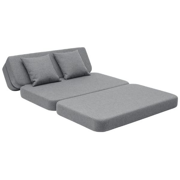 Sofa 3F (120 cm) - Blue / Grey