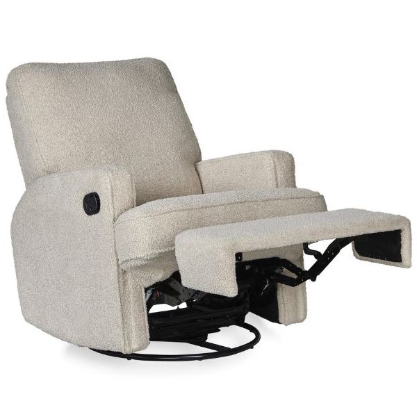 Fauteuil pivotant à bascule et inclinable - Taupe