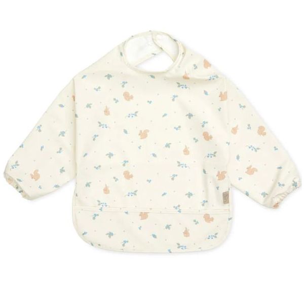 Long Sleeved Bib - Blueberries