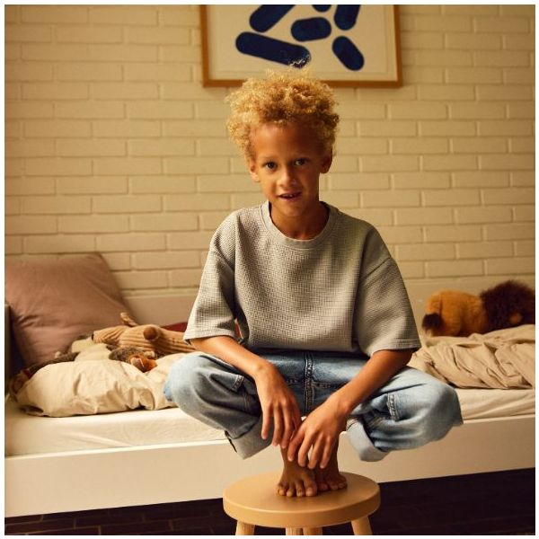 White Single Bed 90x200cm - White