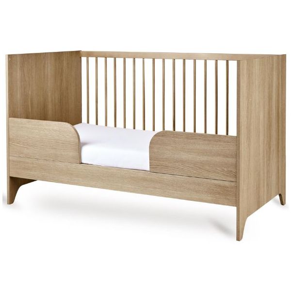 Tsugi Convertible Crib 60 x 120 cm - Honey Ash