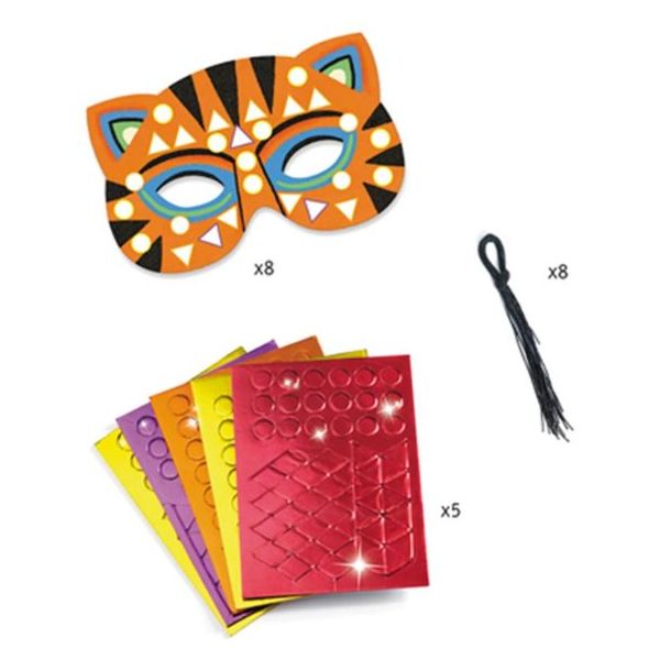 Mosaic Masks - Jungle Animals