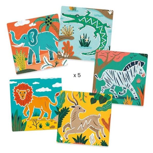 Pochoirs - Animaux Sauvages