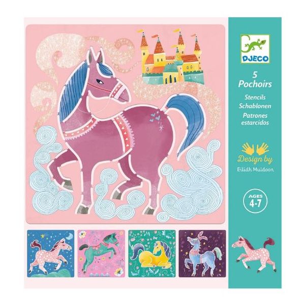 Pochoirs - Chevaux