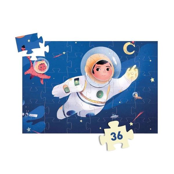 Puzzle Un astronaute sur la lune - 36 pcs