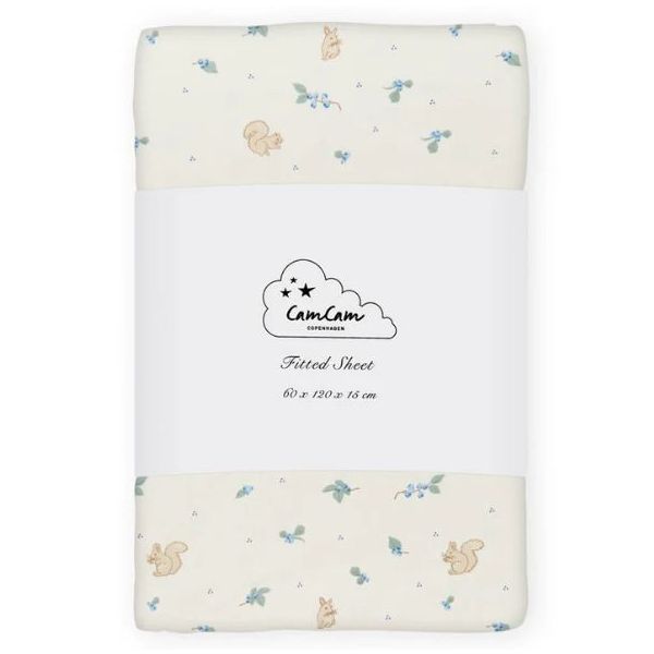 Fitted Sheet 60 x 120 cm - Bluberries