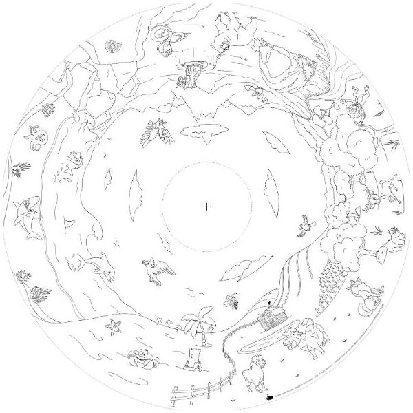 Table de coloriage enfant Drawin'table® - Édition Home