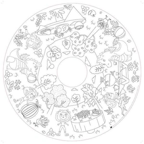 Recharge de 20 pages illustrées Drawin'table - Édition Home - Adventure Mates