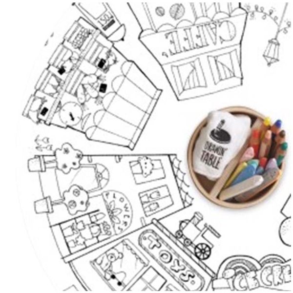 Recharge de 20 pages illustrées Drawin'table - Édition Home - Fun Activities