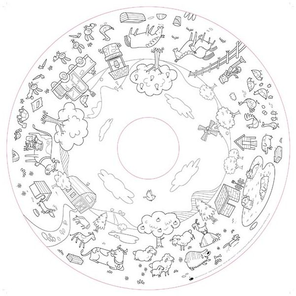 Recharge de 20 pages illustrées Drawin'table - Édition Home - Fun Activities