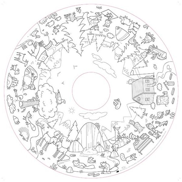 Recharge de 20 pages illustrées Drawin'table - Édition Home - Fun Activities