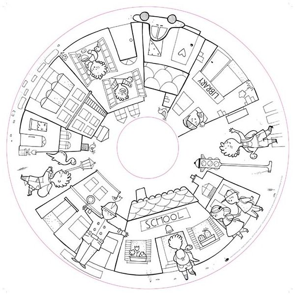 Recharge de 20 pages illustrées Drawin'table - Édition Home - Fun Activities