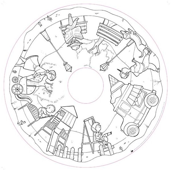 Recharge de 20 pages illustrées Drawin'table - Édition Home - Fun Activities