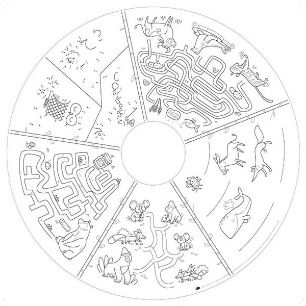 Recharge de 20 pages illustrées Drawin'table - Édition Home - Fun Activities