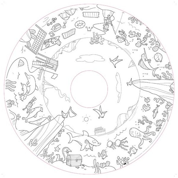 Recharge de 20 pages illustrées Drawin'table - Édition Home - Fun Activities