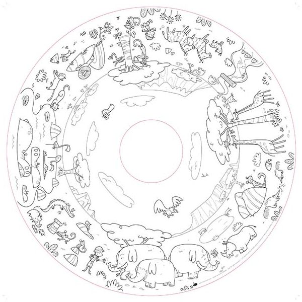 Recharge de 20 pages illustrées Drawin'table - Édition Home - Fun Activities