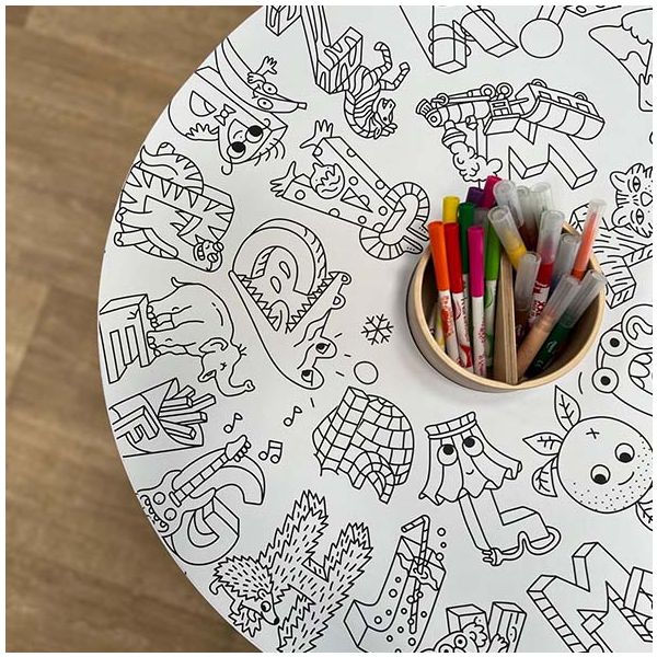 Recharge de 20 pages illustrées Drawin'table x OMY - Édition Home