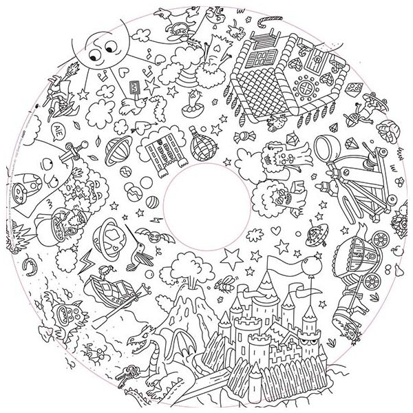 Recharge de 20 pages illustrées Drawin'table x OMY - Édition Home
