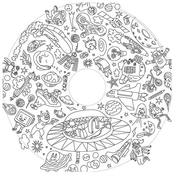 Recharge de 20 pages illustrées Drawin'table x OMY - Édition Home