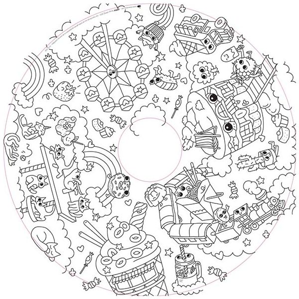 Recharge de 20 pages illustrées Drawin'table x OMY - Édition XXL