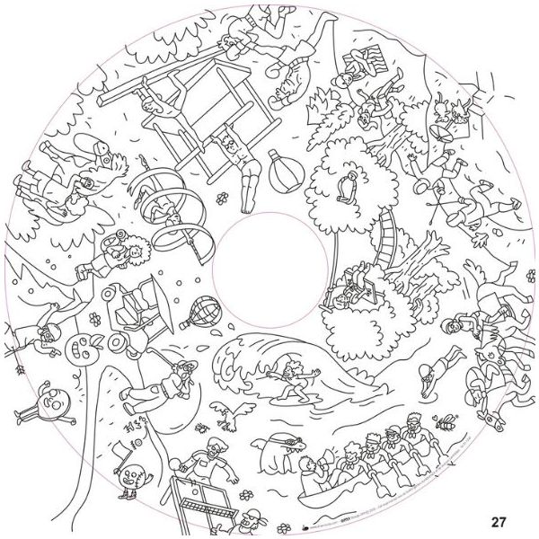 Refill of 10 Illustrated Sheets for Drawin'table® - XXL Edition - OMY® - Stories & Adventures - From 4 Years