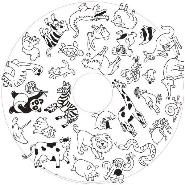 Refill of 10 Illustrated Sheets for Drawin'table® - XXL Edition - OMY® - Objects & Imagination Play - From 4 Years