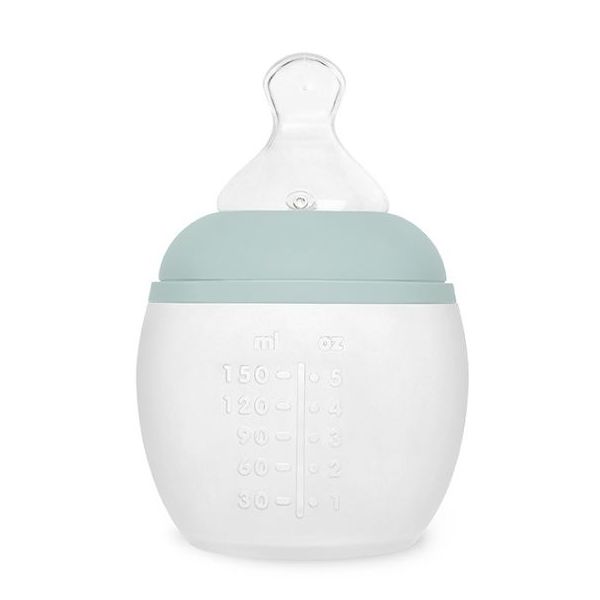 Biberon anti-colique en silicone BibRond 150 ml - Bleu
