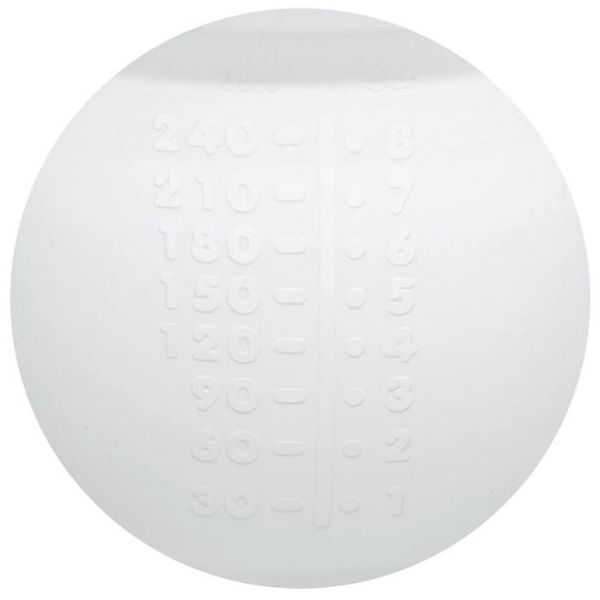 Biberon anti-colique en silicone BibRond 240 ml - Kaki
