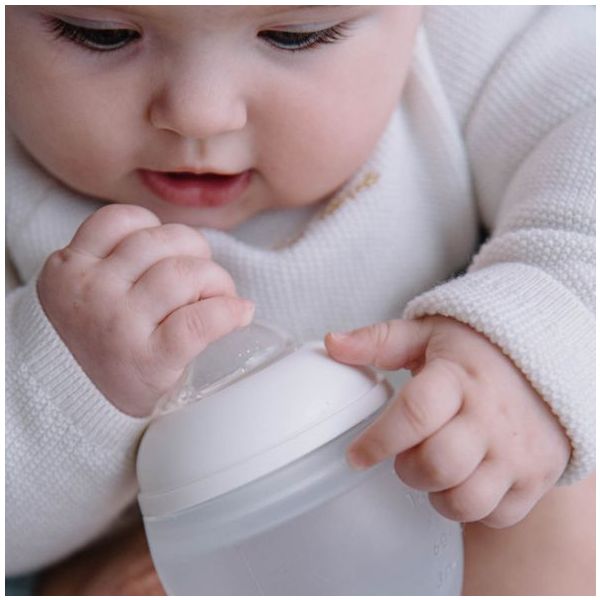 Biberon anti-colique en silicone BibRond 150 ml - Milk