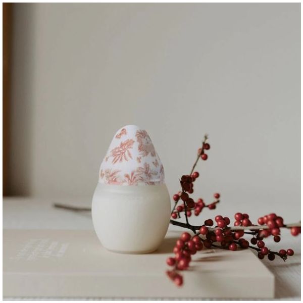 Biberon anti-colique en silicone BibRond 150 ml - Tartine et Chocolat - Toile de Jouy Terracotta
