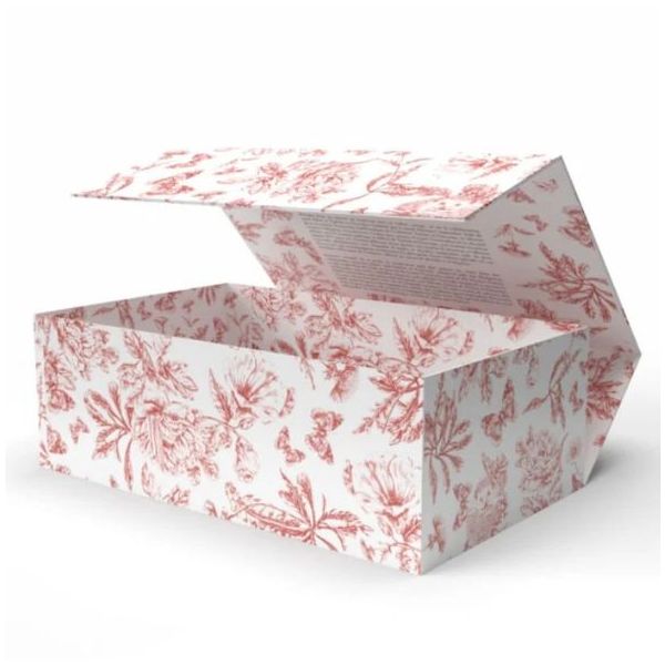 Coffret cadeau Biberon & Doudou - Tartine et Chocolat - Toile de Jouy Terracotta