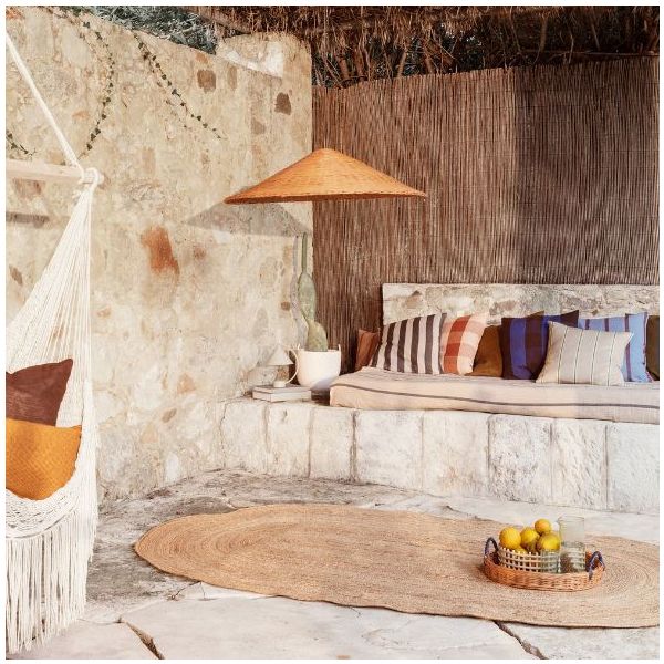 Abat-jour en rotin Dou - 90 cm