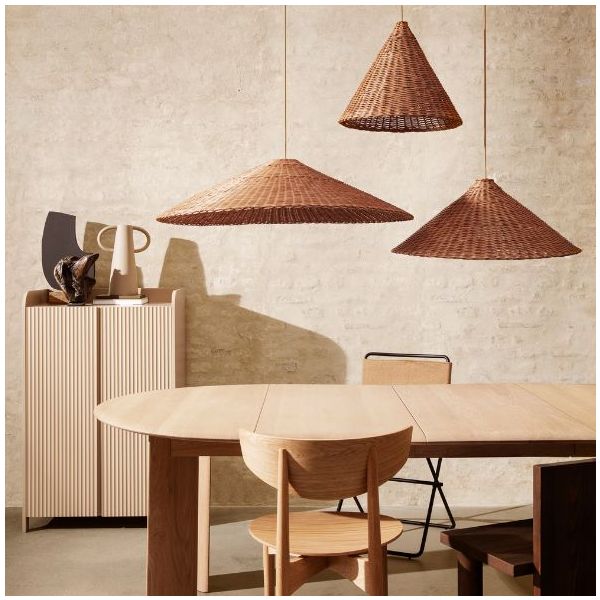 Abat-jour en rotin Dou - 90 cm