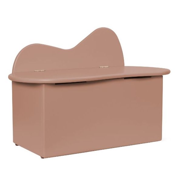 Banc de rangement Slope - Rose