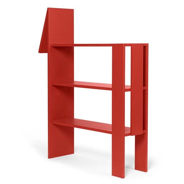 Bibliothèque Cheval - Rouge