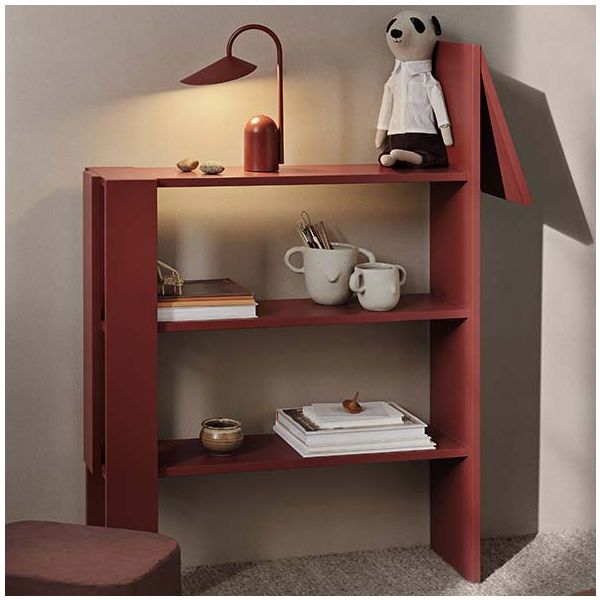Bibliothèque Cheval - Rouge