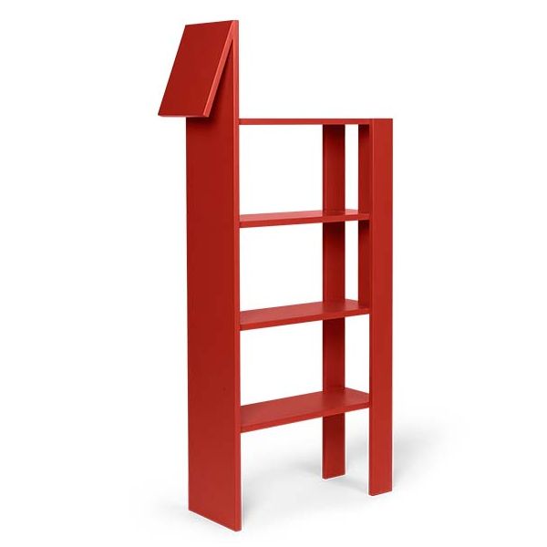 Bibliothèque Giraffe - Rouge