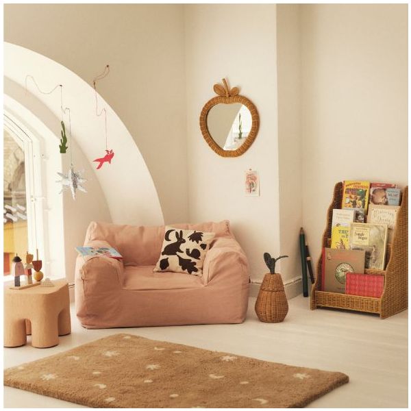 Pouf Fauteuil Billow - Rose
