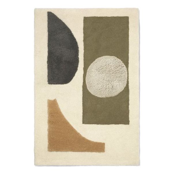 Tapis tufté Bloco - 120 x 180 cm - Vert